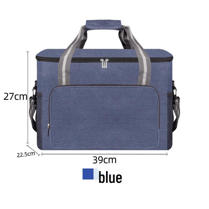 Large Waterproof Insulated Picnic Bag - Oxford Cloth, Portable, Thickened for Outdoor Use