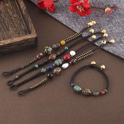 Nepalese Beads Characteristic Ethnic Style Men And Women Bracelet Retro Personality Simple Wild Hand -Woven Couple Bracelet
