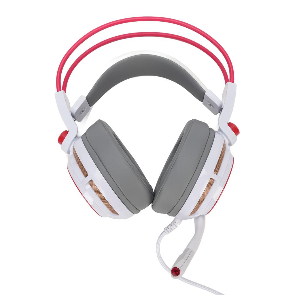 Herní sluchátka 7.1 Surround Sound Vícekanálová Vibrační USB sluchátka LED světlo Sluchátka pro