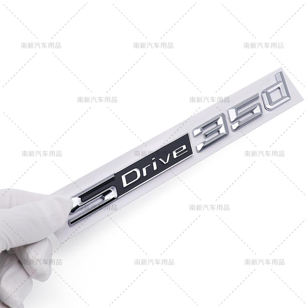 3D SDrive 30d 50d 35d 18d 20d 23d 25d 40d 45d Logo Buchstabe Auto Heckklappe Plakette Emblem Aufkleber Für BMW X1 X2 X3 X4 X5 X6 X7 yj2