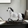 Resin Horse Statue Sculptures Decorative Animal Figurines Tabletop Ornament Symbols Wealth Career Home Decorations