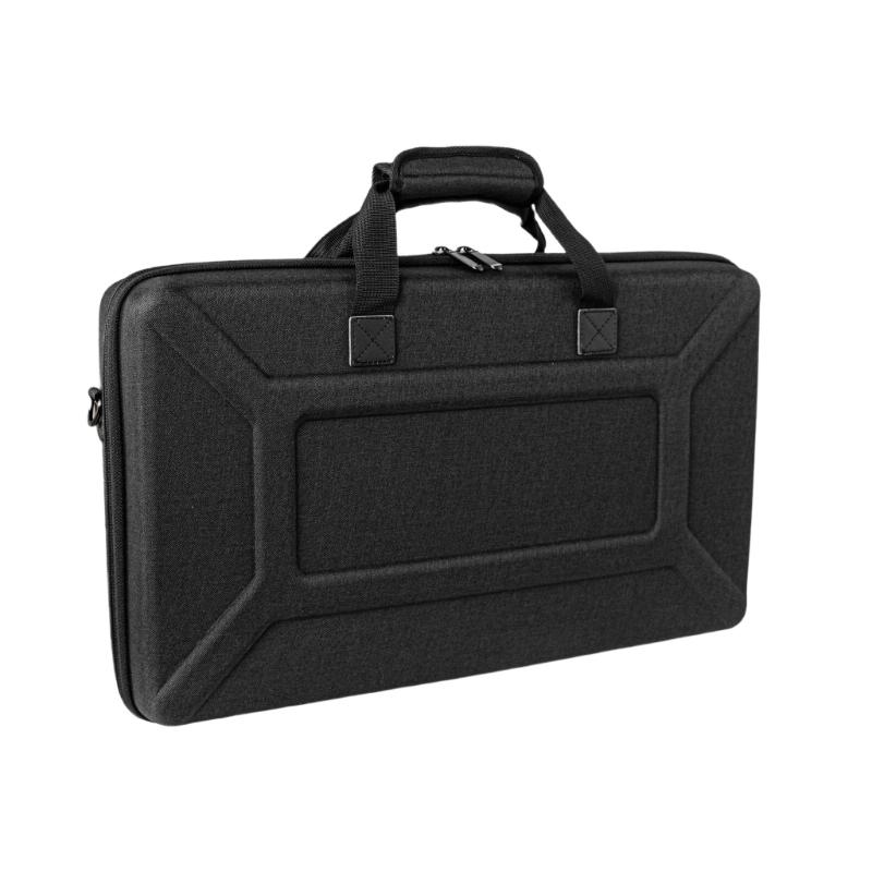 Portable DJ Equipment Storage Bag Multifunctional Compartments Shockproof Carrying Case Suitable for Controllers 