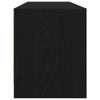 TV Cabinet In Black Oak Look 188.5 X 41 X 50 Cm Particleboard