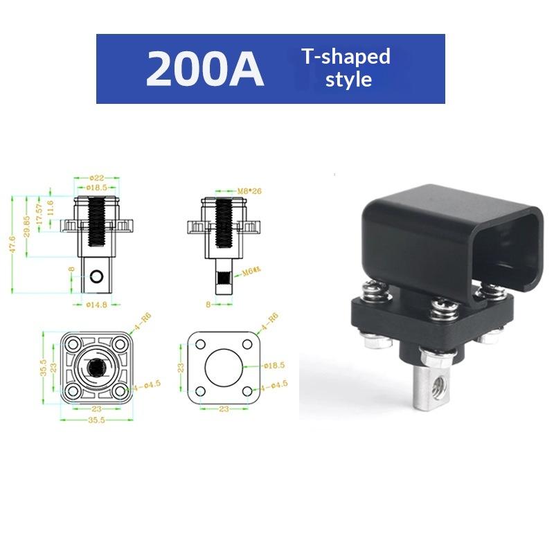 100/120/200/300A Vollkupfer Lithium-Batterie Energiespeicheranschlussklemme Batterieverbinder Batterie-Speicheranschlussklemme Pol