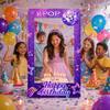 Purple Disco Ball Music Theme Photo Props Photo Frame K-pop Music Banner  Photo Studio