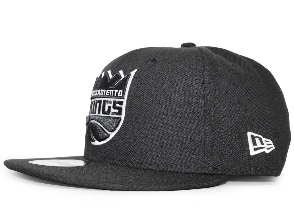 [New Era] NBA [WESTERN CONFERENCE TEAM-BASIC SNAPBACKBLK-WHT] (Sacramento Kings) [Used]