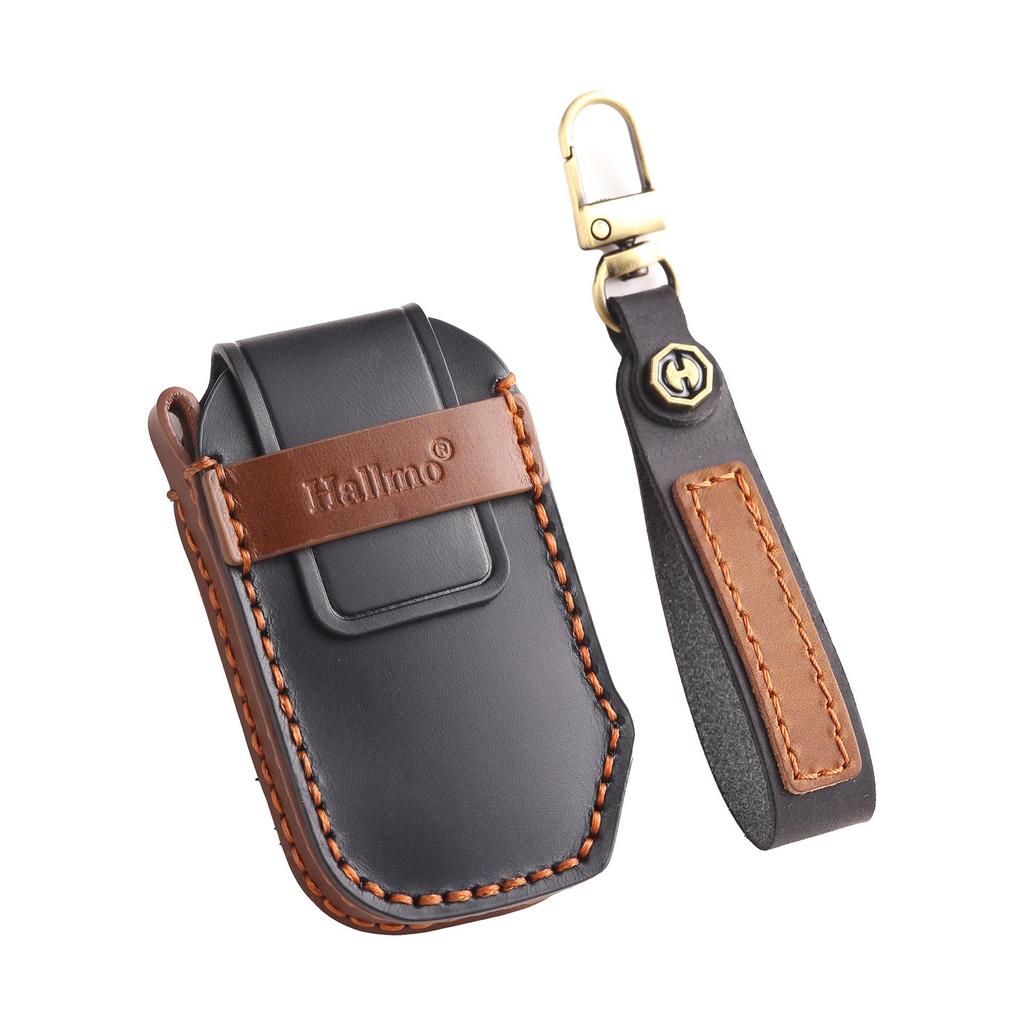 Pokrowiec na kluczyk z prawdziwej skóry dla Kia Carnival 2021 - Trwała ochrona z biznesowym stylem