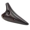 12 Hole Ocarina Ceramic Smouldering Alto C Tone Ocarina Flute Instrument with Neck Rope for Beginners