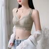 Summer Bra Women's Thin Bra Women's Underwire Bra Gathered Chest Gathered Accessory Bra Plus Size Bra