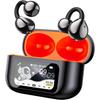 Clip-On Open Ear Earbuds Bluetooth 6.0 Air Conduction Headphones Ultra Lightweight Wireless Earphones for Running Gym Workouts Office All-Day Comfort