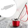 100 Pcs Needle Threader Stainless Steel Needle Threader Sewing Supplies Hand Sewing Needle Threader Tool for Craft