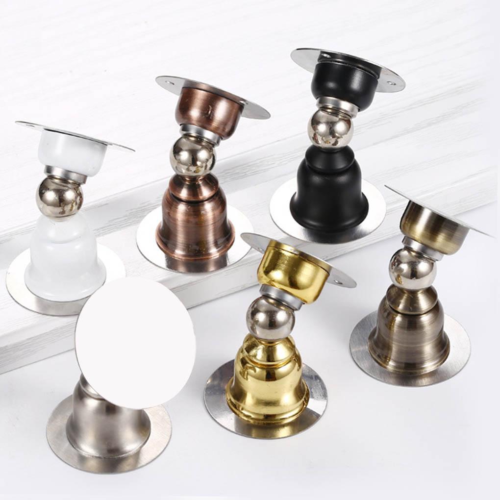 Floor Mounted Door Stopper Bedroom Bathroom Door Anti-collision Door Catch Stop Holder