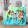 Chi-bi Maruko Sakura Momoko Cartone Animato Morbida Coperta di Peluche, Coperta di Flanella Coperta da Lancio per Soggiorno Camera da Letto Letto Divano Picnic Bambino