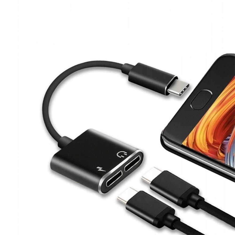 Co2 Adapter 2X Usb-C Adapter Usb Type C Cable For Samsung Apple Xiaomi With Dac