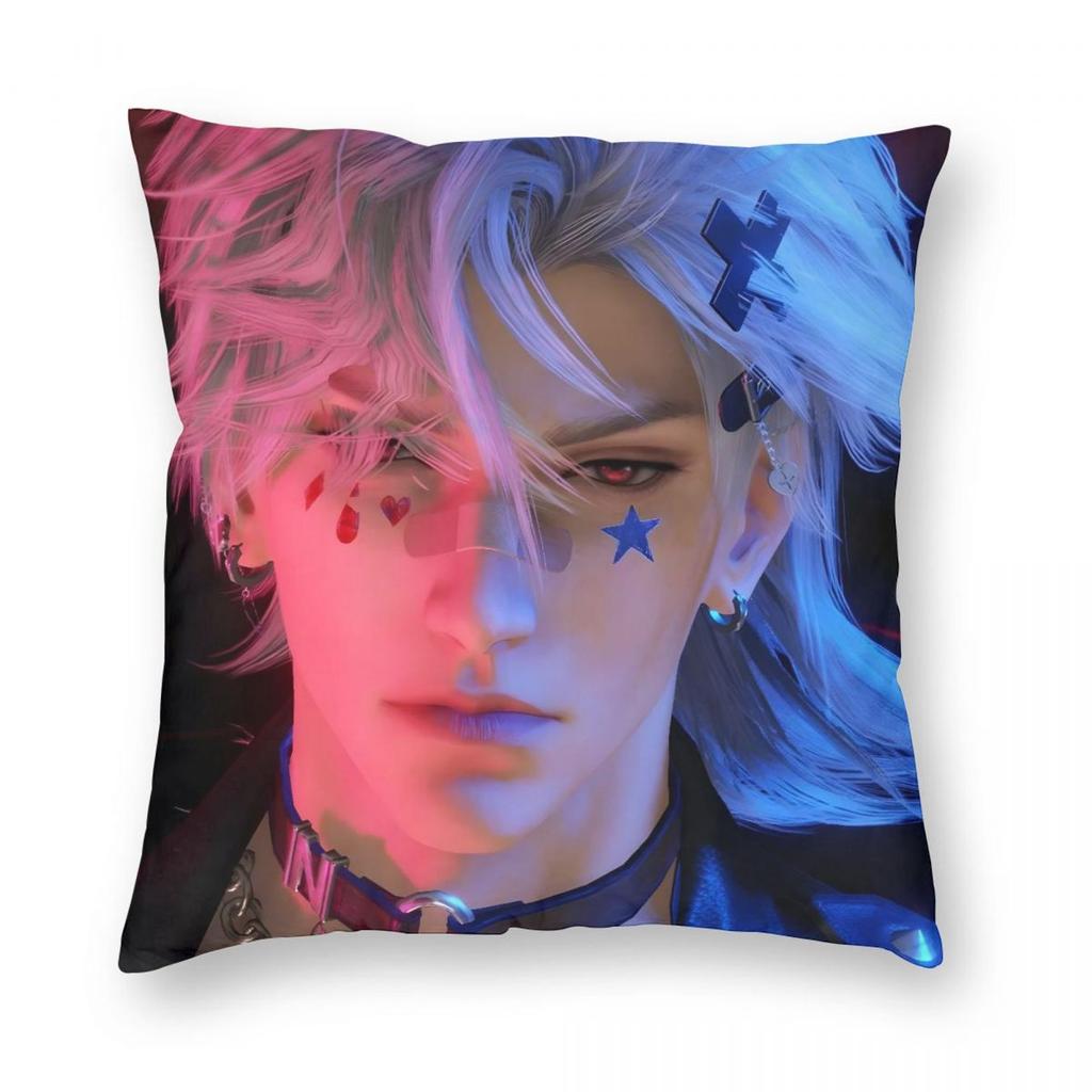 Love And Deepspace Sylus Pillowcase Soft Fabric Cushion Cover Decoration Throw Pillow Case Cover Chair Zipper 40X40cm