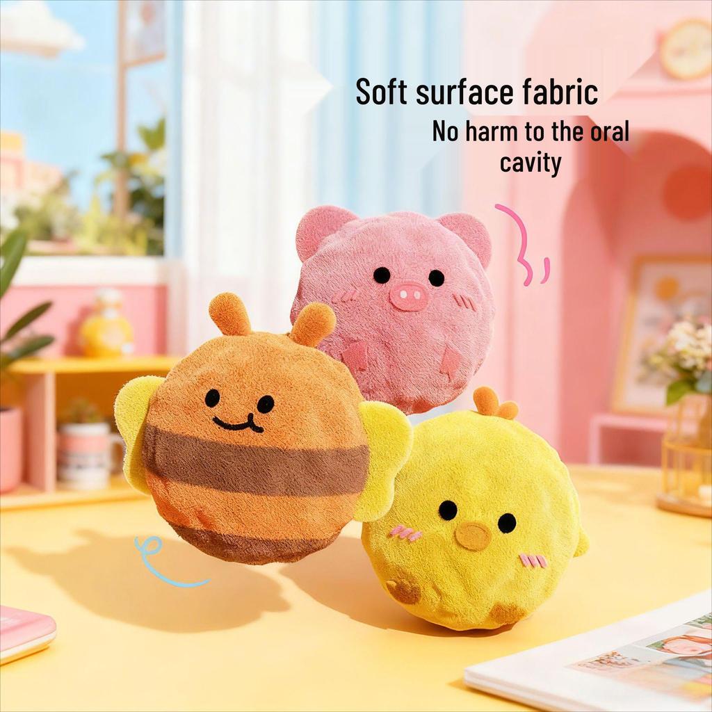 Cross-Border Dog Spike Squeaky Ball - Teeth Cleaning Chew Toy & Stress Relief