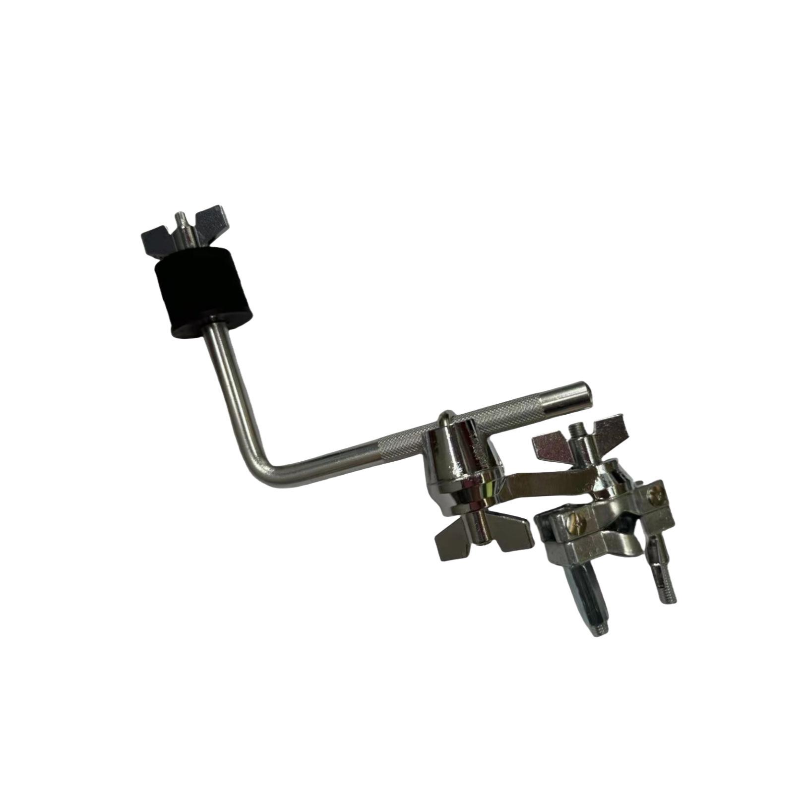 Jazz Drum Hi-Hat Stand Extension: Swivel Cowbell & Cymbal Adapter Clamp