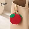 Headphone Case Pouch Faux Leather Coin Wallet Fruity Pattern Mini