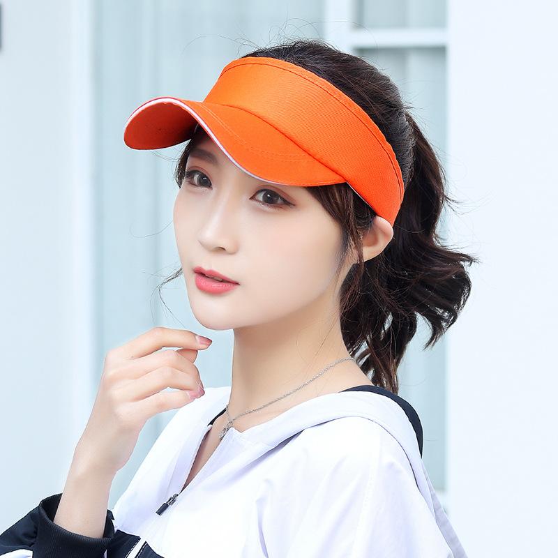 Summer Men's and Women's Open-top Hats Outdoor Sun Hats Hoop Sandwich Hats
