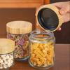 4Pcs/Set Overnight Oats Jars Glass Airtight Jars with Lids Leakproof Meal Prep Containers Reusable Sealed Food Storage Jars for Breakfast