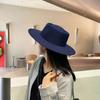 WTEMPO Retro Elegant Large Bucket Performance Hats Women Autumn Winter Stylish Versatile Warm Office Ladies Solid Color Commuting Fedoras