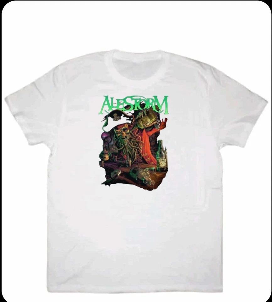 Camiseta unisex para hombre con estampado gráfico de la banda Alestorm