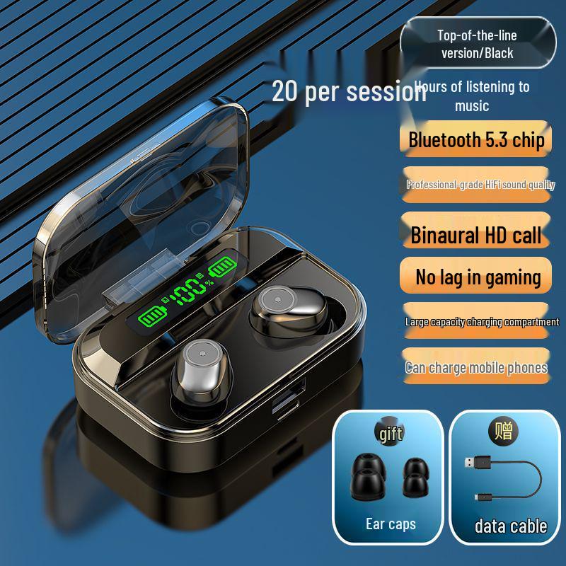 Mini Wireless Bluetooth 5.4 Dual Ear Earbuds for Sports - Compatible with Huawei, OPPO, Apple, Vivo