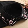 Women Detachable Collars  Diamond False Collar Ladies Fake Collar Decorative Neck Tie Women Necktie Party Gravatas Gifts