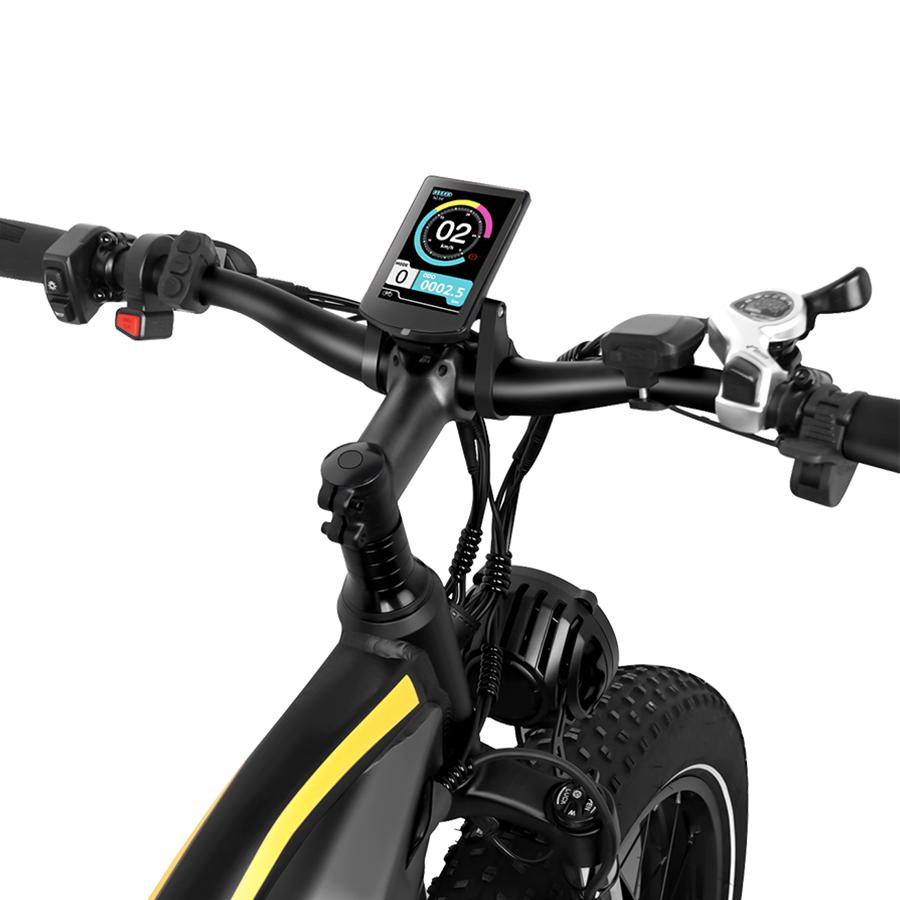 Rincc RN70 Elektrické horské kolo Dvojitý motor s 48V 20AH baterií Samsung 26palcové kolo s tlustými pneumatikami