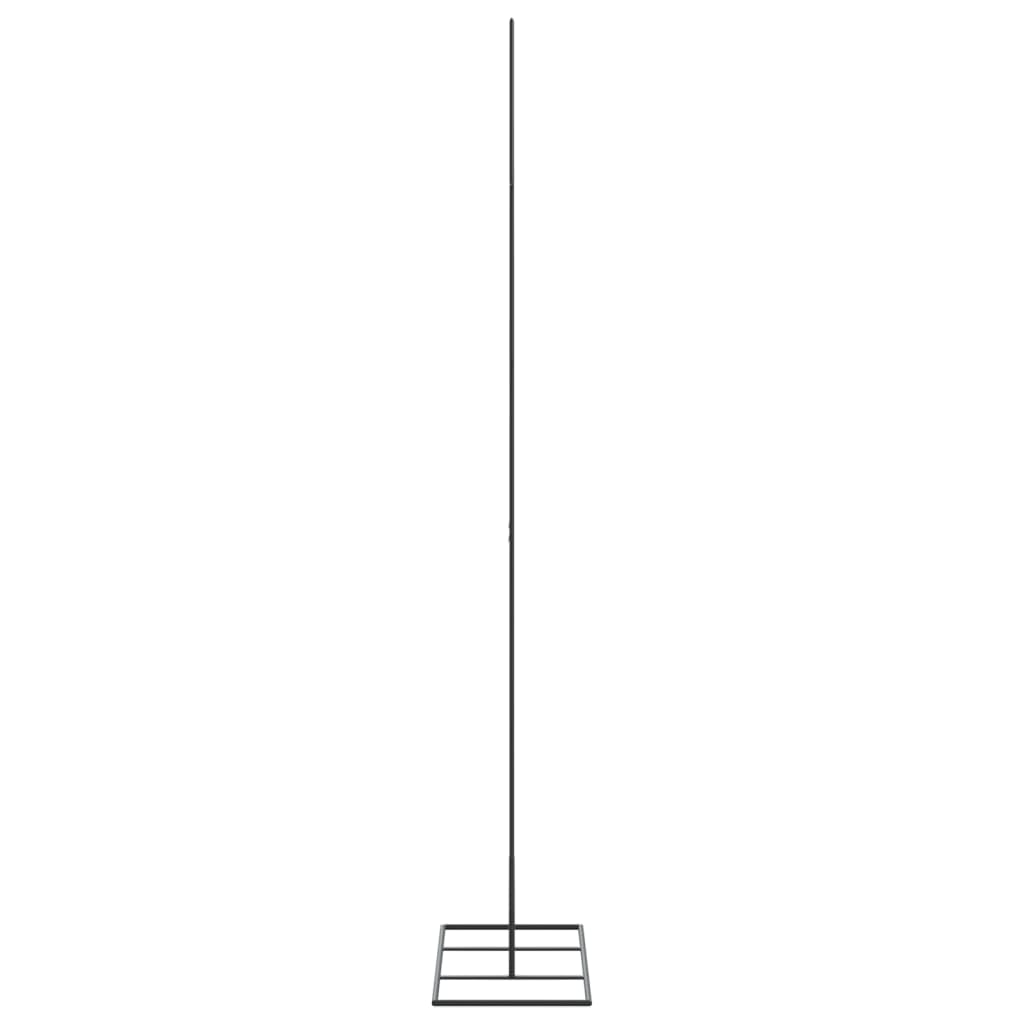 Metal Christmas Tree for Decorations Black 150 cm