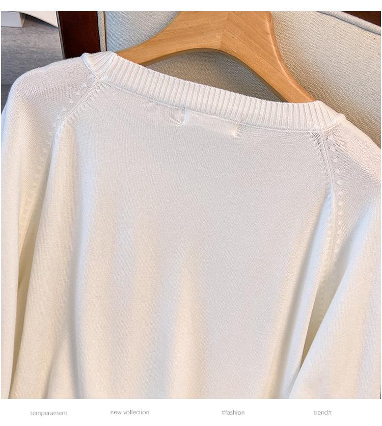 Plus Size Women's Pullover Sweater, Round Neck, Bust 150/160, for 200/300 Lb.