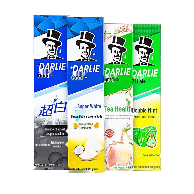 

Hawley & Hazel (Darlie) Ultra White Double Mint Tea Care Toothpaste 4-Pack