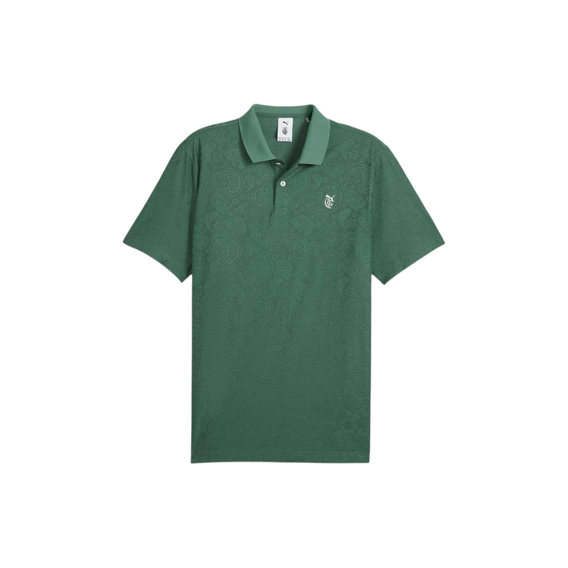

New PUMA x QGC Co branded Series Collaboration Polo Shirt Men s Green 625759-01 S