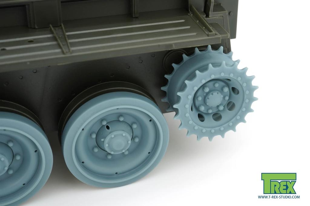T-Rex Studio 1/35 British Cromwell Cruiser Tank Wheel Set Type 2 (for Tamiya) Plastic Model Parts TR35131
