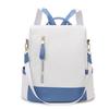 Korean version of trendy backpack women's fashion versatile Oxford cloth bag lightweight student schoolbag anti-theft travel small backpack