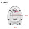 Type U Type V Remplacement Universel Abattant de Toilette Couvercle Ensemble Carré Rond Salle de Bain Antibactérien