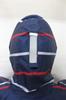 Kawasumi Seisakusho Bike Poncho and White Stripes Navy/Red KW-628NV