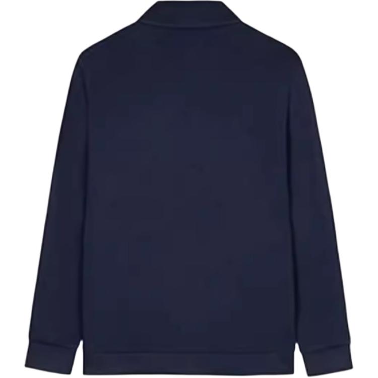 Anta Training Series Logo Stand Collar Zip Long Sleeve Jacket Men Jackets Midnight-Blue 152447731-2