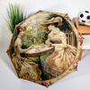 Victorian Tea Time Umbrella Automatic Open/close, Sturdy Iron Frame & 8-Rib Structure, Umbrella for Women & Men, Christmas Gifts