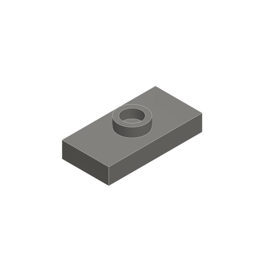 50pcs Building Blocks Modified 1x2 with 1 Stud and Groove Compatible with Major Brands 3794 MOC Bricks