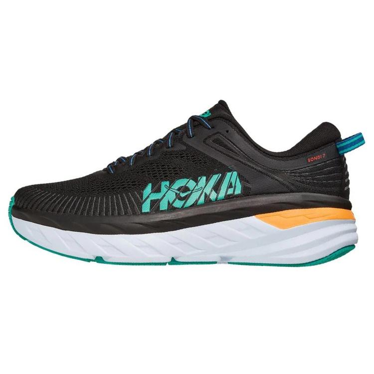 HOKA ONE ONE Bondi 7  Black  Men s 1110518-BATL EU 42