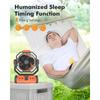 Camping Fan Rechargeable 20000mah Portable Wireless Camping fan for Outdoor Camping Ceiling Fan with Light and Remote Control