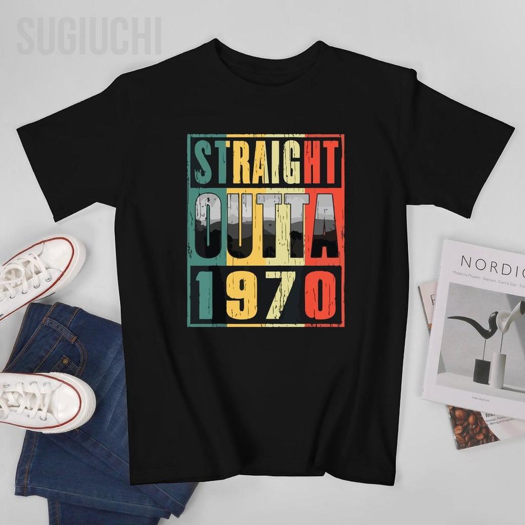 Vintage 1970 Legends Were Born In Retro 70s Style Birthday Unisex Tshirt Tees Tshirt Oneck T Shirts Unisex Clothing 100 Cotton