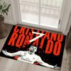Tappeto in Cristallo Velluto Design Cristiano Ronaldo Accogliente Non?Tappeto Stampato Antiscivolo per Camera da Letto Soggiorno Ingresso