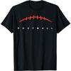 American Football Lines Cool Sports Player Men Women Kids TShirt Graphic Tee Soft Cotton Casual Short Sleeve for Men and Women