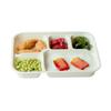 HANDUNYOU Disposable Compartmented Meal Prep Containers