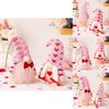 Charming Pink Valentines Day Couple Statues Delightful Heart Decorations For Lovers