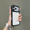 Macaron Color Collision Shockproof Acrylic Transparent Phone Case For iPhone 17 16 Plus 15 14 13 12 Pro Max 11 Clear Hard Cover