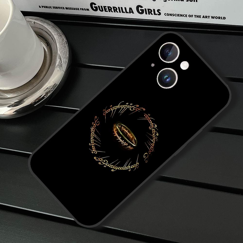 Movie The L-Lord R-Rings Phone Case For Iphone 16 15 11 13 14 Pro Max 7 8 Plus X Xr Xs Max 12mini Black Shell Cover Case