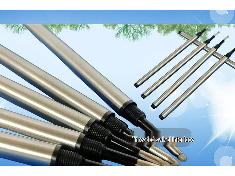 Universal Threaded Metal Ballpoint Pen Refill - Water-Based, Neutral, Business Office Replacement
